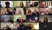 Old Peterites meet online for Christmas drinks! Old Peterites meet online for Christmas drinks!