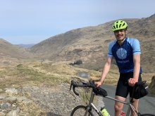 Toby Simpson cycles to raise thousands for charity Toby Simpson cycles to raise thousands for charity