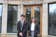 Will and Scarlett receive Award of Arkwright Scholar Will and Scarlett receive Award of Arkwright Scholar