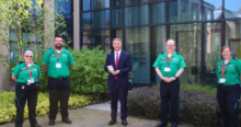 St Peter's receives plaque from St John Ambulance St Peter's receives plaque from St John Ambulance