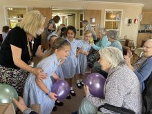 2H Sing at Ebor Court Care Home. 2H Sing at Ebor Court Care Home.